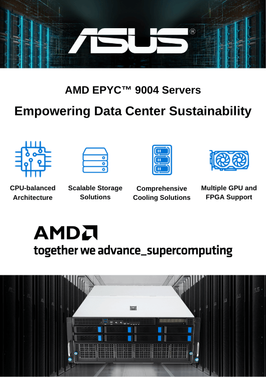 Unleash the power of EPYC 9004 with ASUS servers